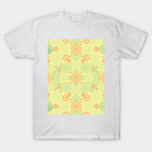 Citrus Splash Seamless Surface Pattern Design T-Shirt